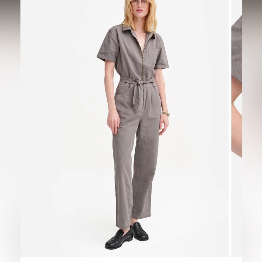 Organic Cotton Canvas Jumpsuit
